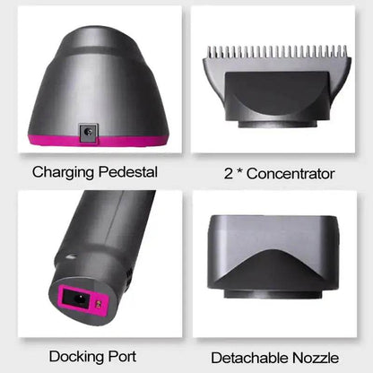 Wireless Rechargeable Hair Dryer / Sèche-cheveux rechargeable sans fil . - Afrotix
