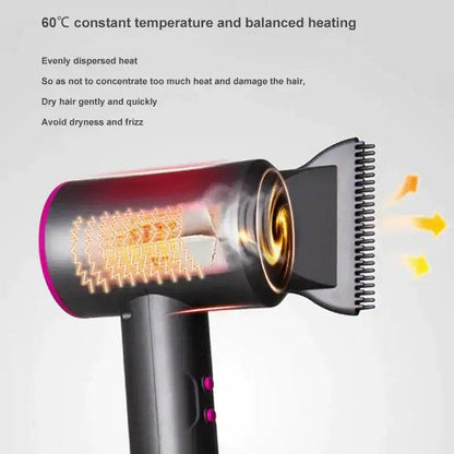 Wireless Rechargeable Hair Dryer / Sèche-cheveux rechargeable sans fil . - Afrotix