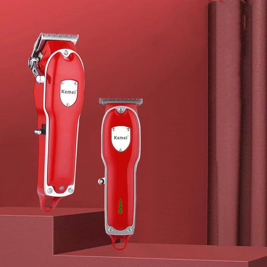High-power Hair Salon Oil Head Engraving Rechargeable Electric Clipper Afrotix