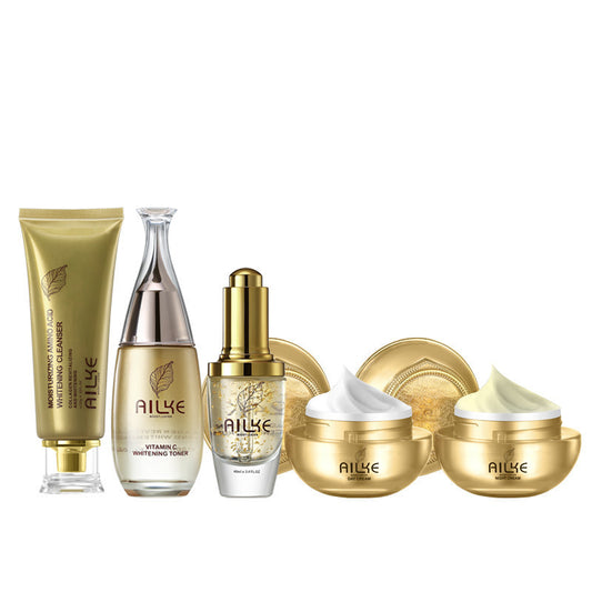 Skin Care 5-piece Set Day And Night Cream Brightening Skin Color Repair Fading Wrinkle Moisturizing Kit eprolo