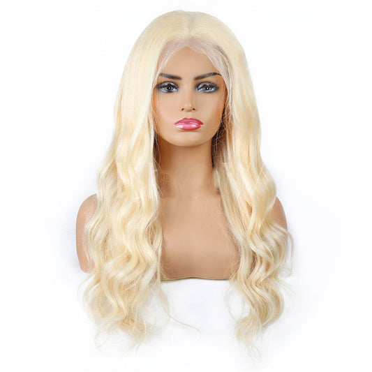 Semi Lace Real Wig Blond Headgear eprolo