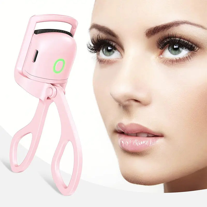Pink Electric Eyelash Curler - Afrotix
