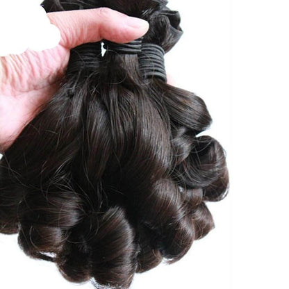Brésiliens Remy bouclés et rebondissants, double tissage - Afrotix