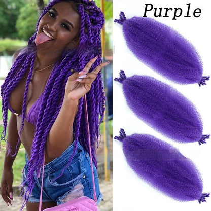 Wig Crochet Hair Springy Afro Twist Hair Chemical Fiber Wig Dreadlocks eprolo