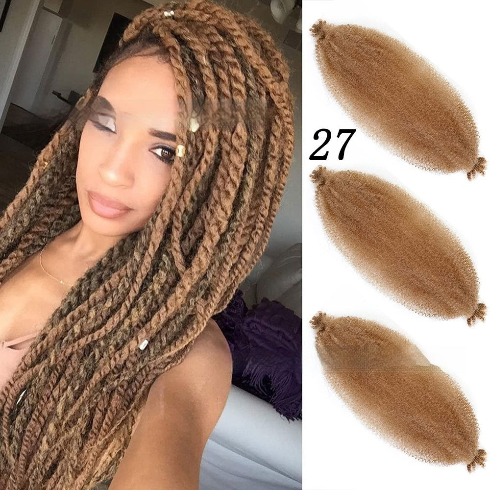 Wig Crochet Hair Springy Afro Twist Hair Chemical Fiber Wig Dreadlocks eprolo