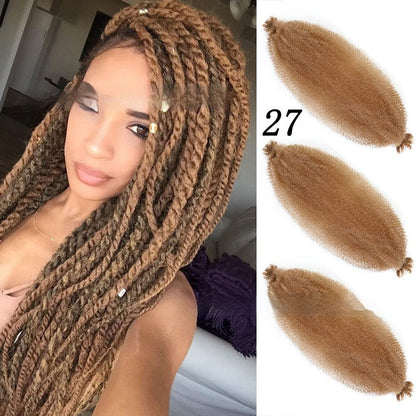 Wig Crochet Hair Springy Afro Twist Hair Chemical Fiber Wig Dreadlocks eprolo