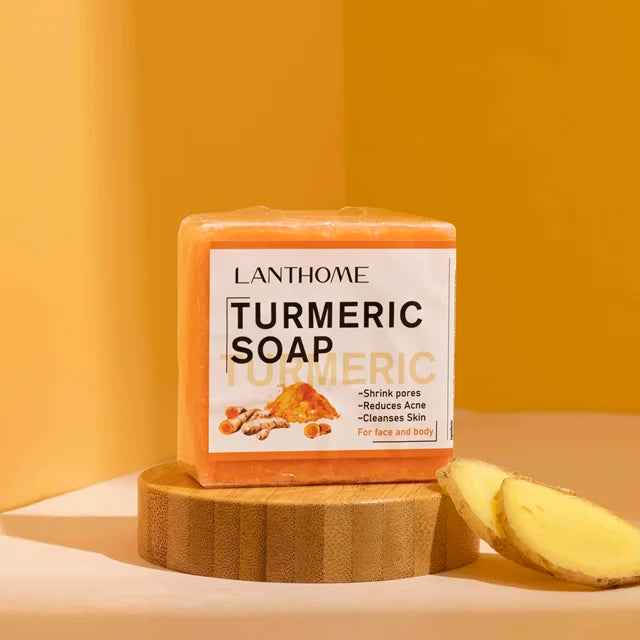 Turmeric Soap Face Cleansing Anti Acne - Afrotix