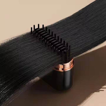 Fer à lisser sans fil peigne Wireless cheveux portable boucle droite double lisseur .. - Afrotix