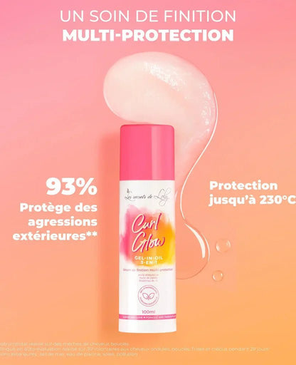 Gel en huile 3 en 1 Curl Glow - Afrotix