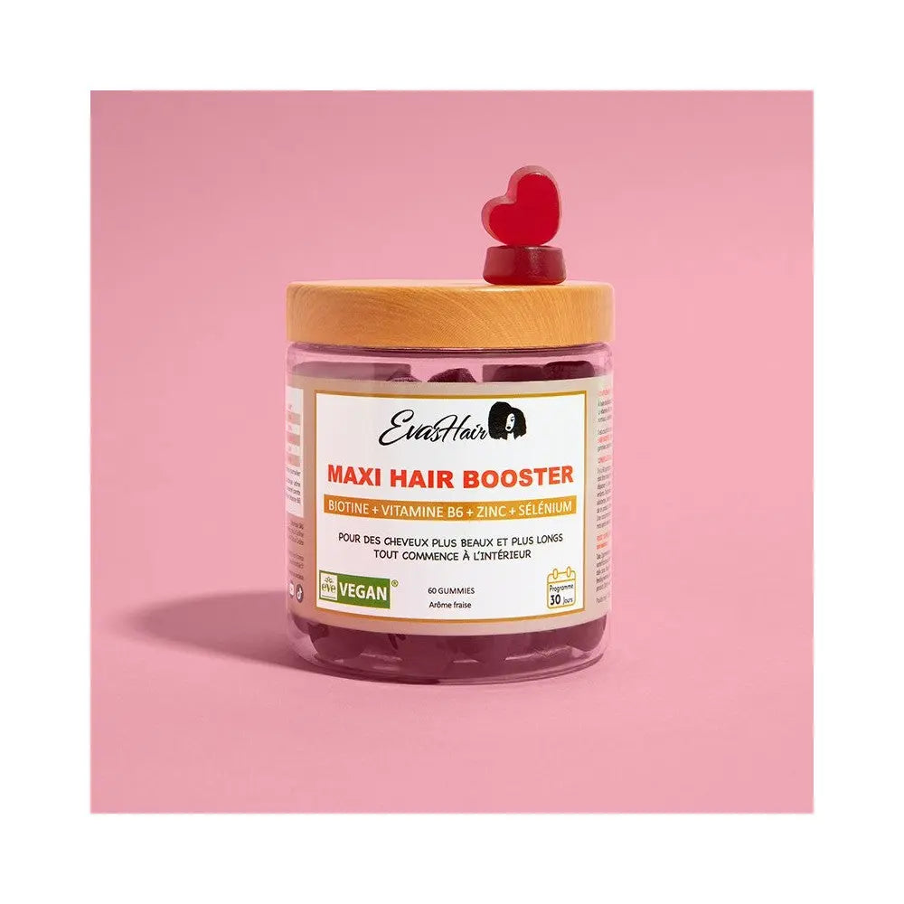 EVASHAIR Gummies Maxi HAIR BOOSTER capillaire (cure 1 mois) - Afrotix