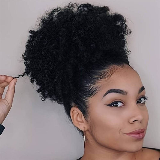 Kinkycurl Large Afro Fluffy Micro-curly Wig Hair Bag - Afrotix