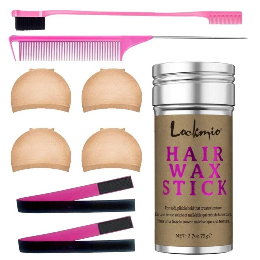 Kit pour Perruque Cire Bâton Pommade Perruque Liaison Forte Colle, - Afrotix