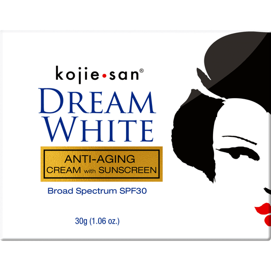 Kojie San Dream White Crème Visage Anti-Âge Éclaircissante & Éclaircissante 30g - Afrotix #