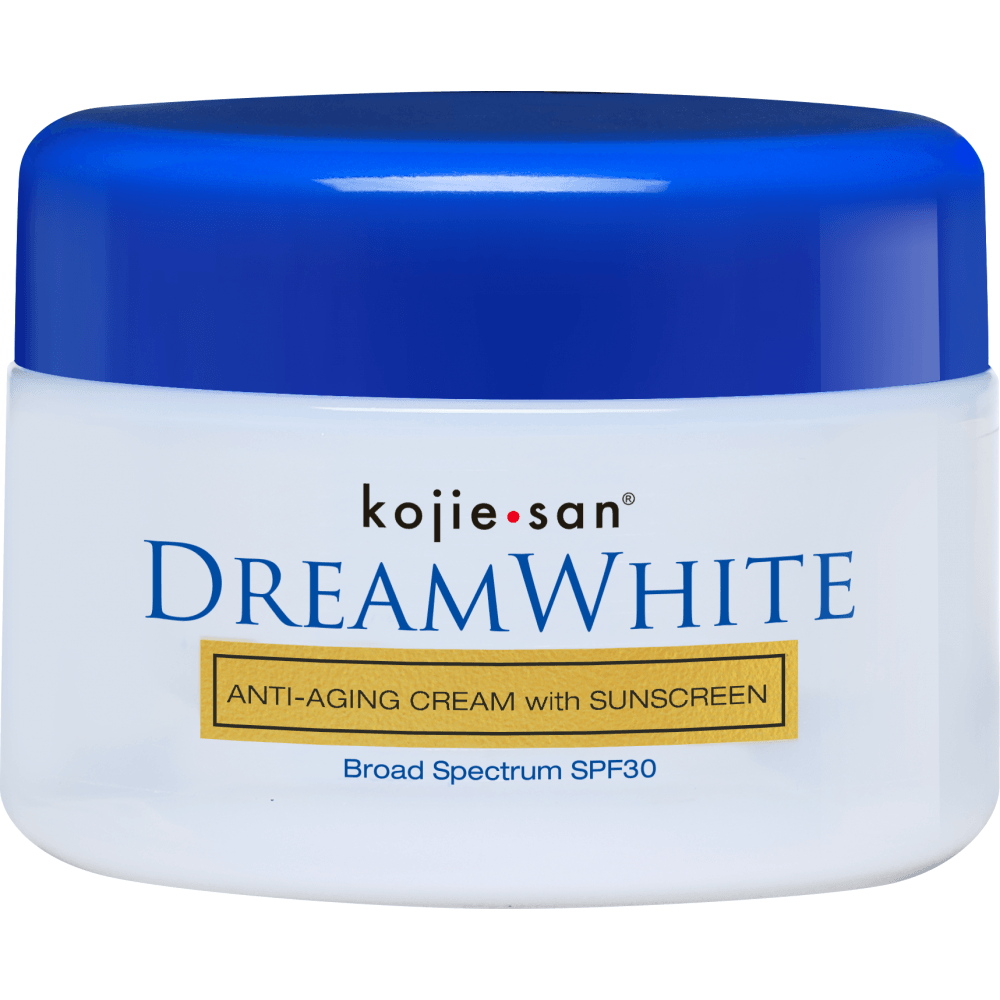 Kojie San Dream White Crème Visage Anti-Âge Éclaircissante & Éclaircissante 30g - Afrotix #