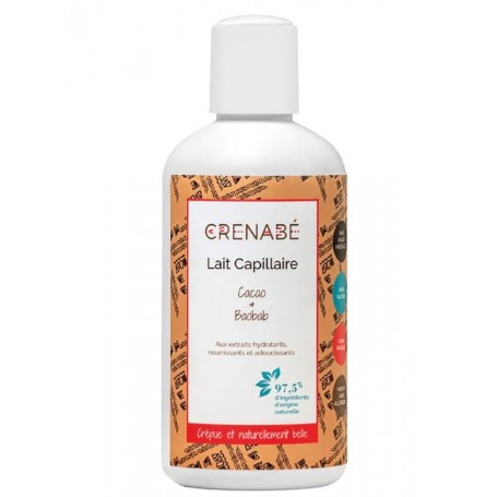 Lait capillaire CACAO & BAOBAB 250ml Crenabé