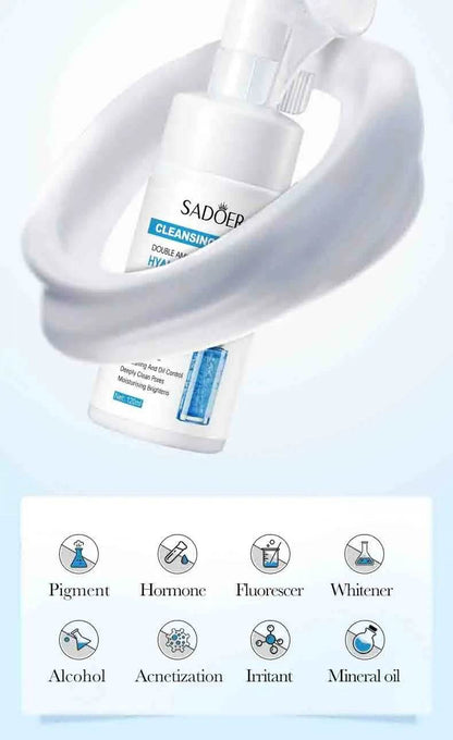 Nettoyant visage moussant à la vitamine C et au Q10, - Afrotix