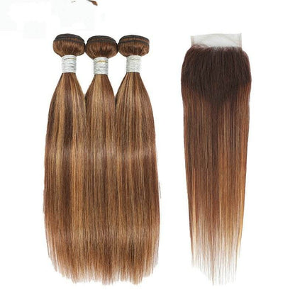 Pack de Tissage pour Perruques Humaines HAIR- Qualité 8A Piano Couleur - Afrotix