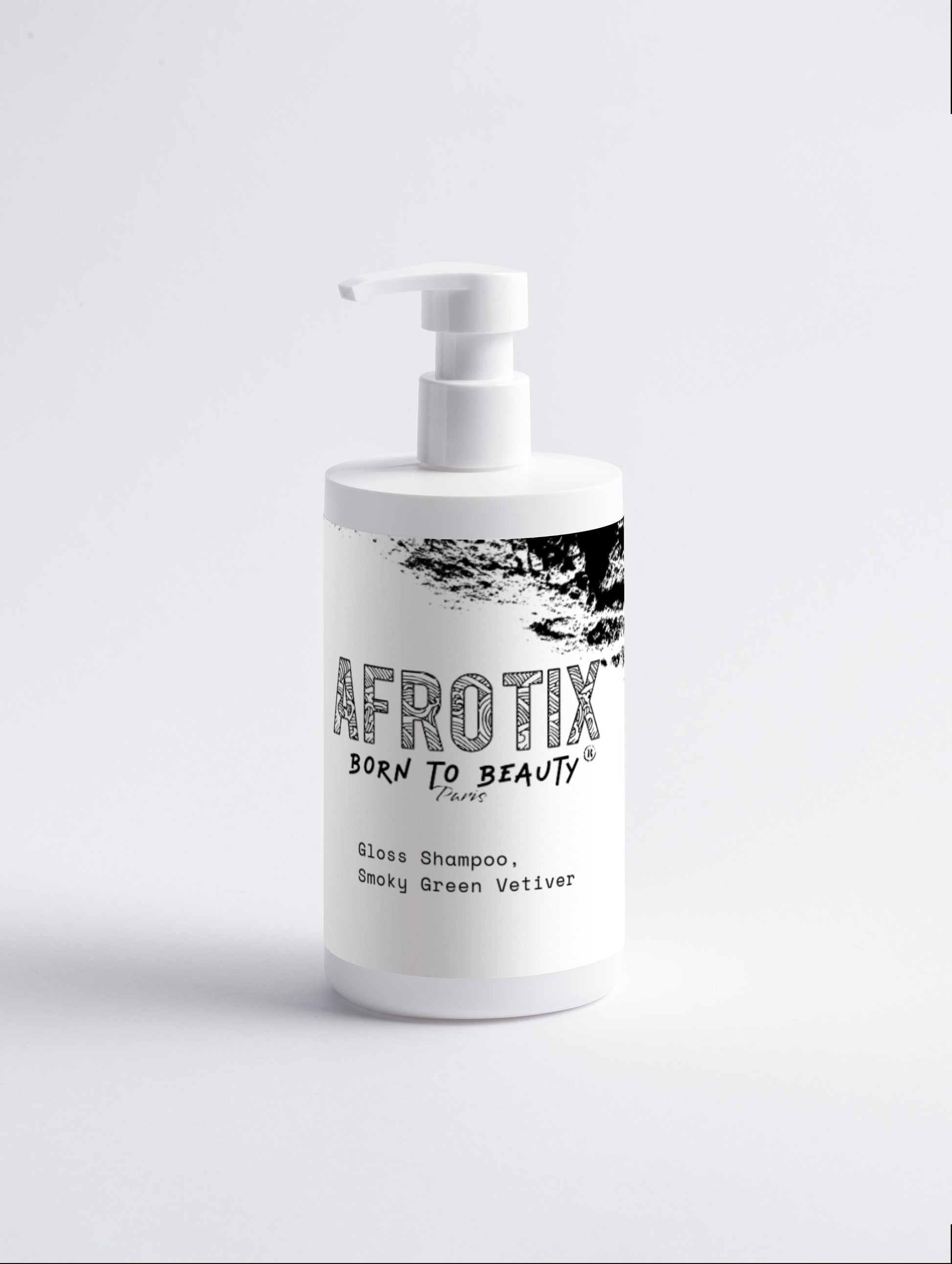 Gloss Shampoo, Smoky Green Vetiver - Afrotix
