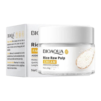 Purées de riz réduit les rides, adoucit la peau, améliore la texture de la peau, hydrate et nourrit - Afrotix