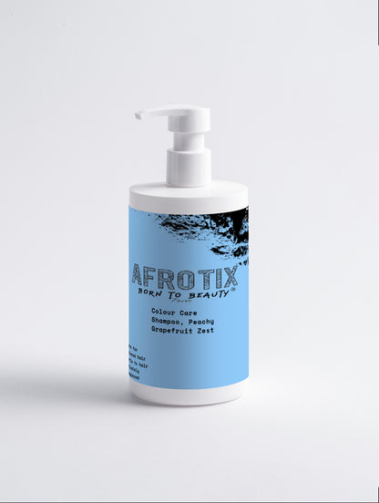 Shampoing, Soin Couleur Pêche Pamplemousse Zeste