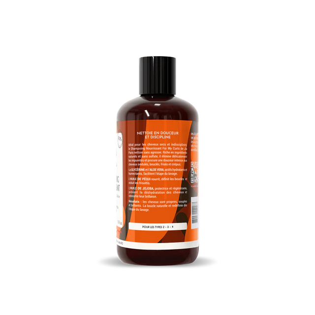 Shampoing Nourrissant : NETTOIE EN DOUCEUR ET DISCIPLINE - 250ml - Afrotix #