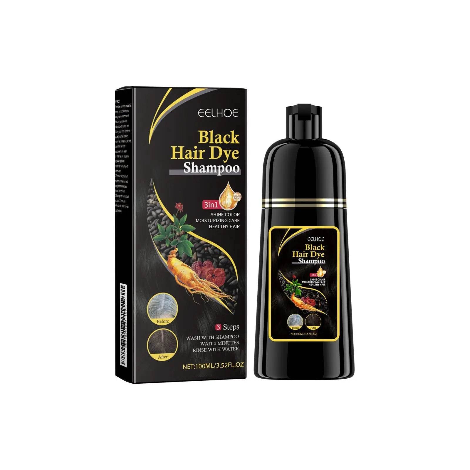 Shampooing Teinture Capillaire 3-en-1 – Coloration &amp; Soin - Afrotix