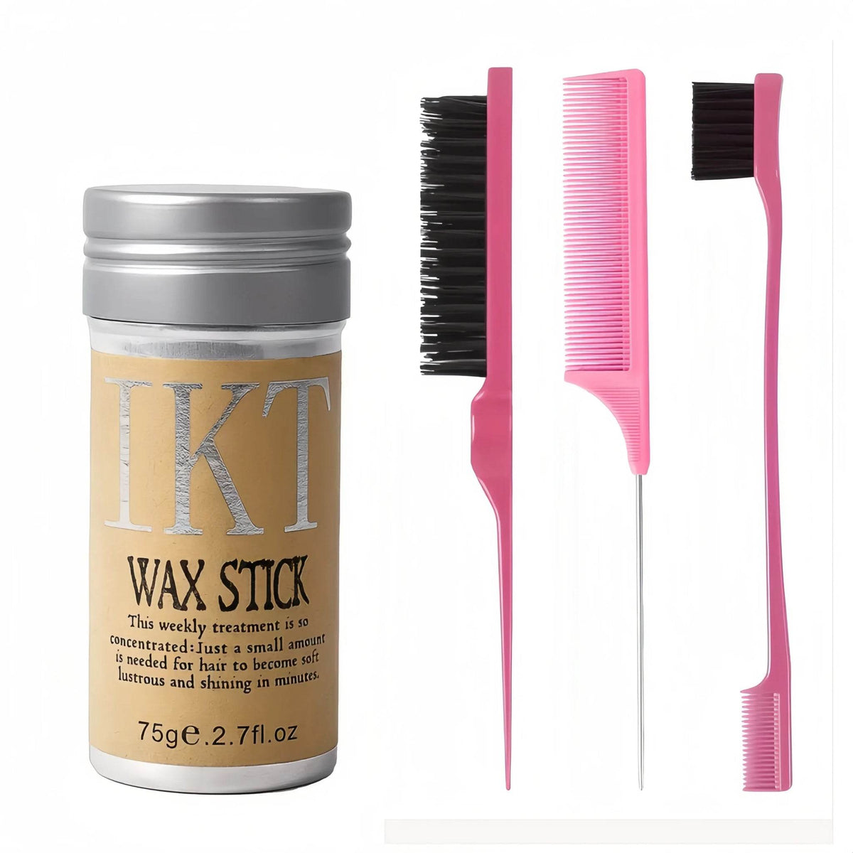 Slick Back Hair Wax Stick pour cheveux rebelles, coiffure de perruque et accessoires - Afrotix