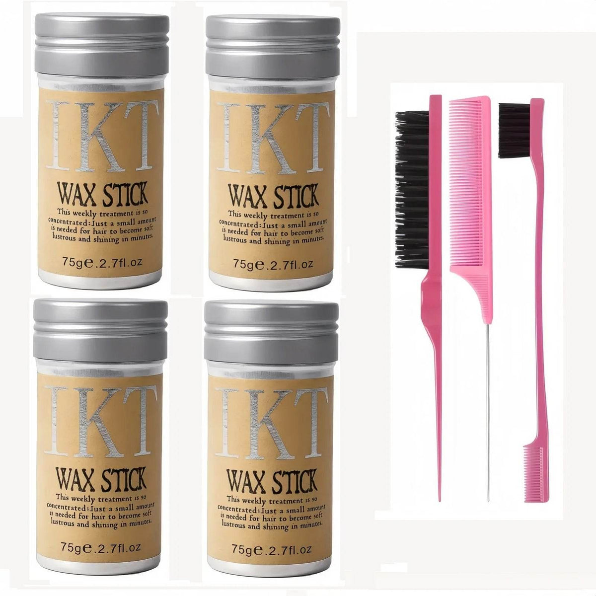 Slick Back Hair Wax Stick pour cheveux rebelles, coiffure de perruque et accessoires - Afrotix