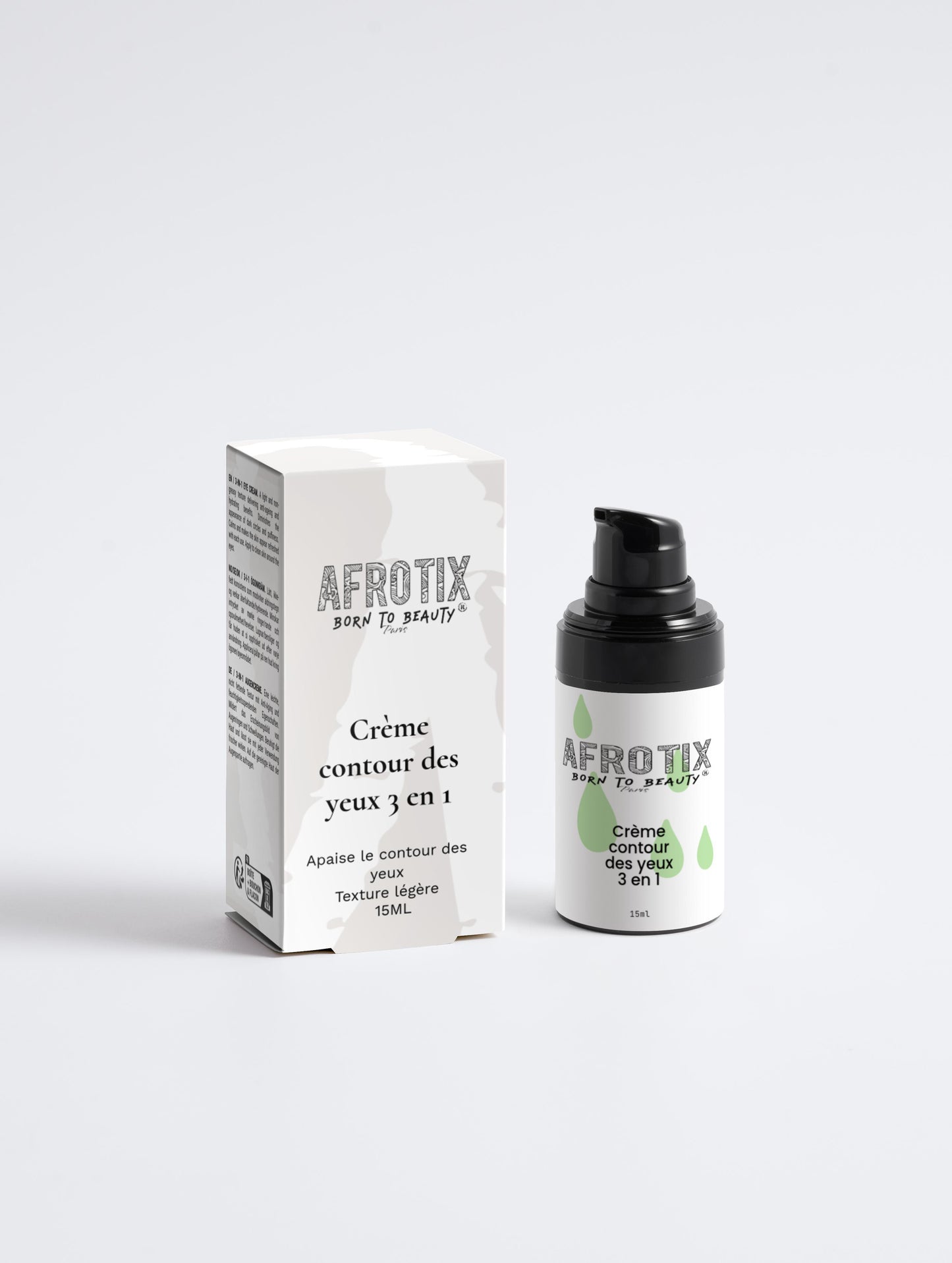 Crème Contour des Yeux 3-en-1, - Afrotix