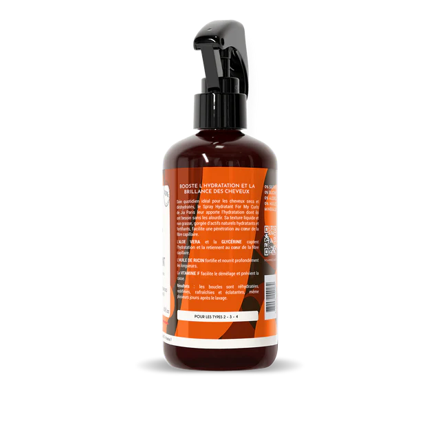 Spray Hydratant : BOOSTE L’HYDRATATION ET LA BRILLANCE DES CHEVEUX - 250ml - Afrotix #