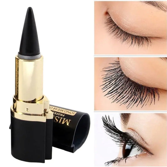 Long-Lasting Natural Black Eyeliner Cream - Afrotix
