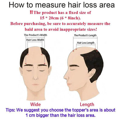 Toupee Homme 100% Cheveux Humains – Effet Naturel &amp; Confort - Afrotix